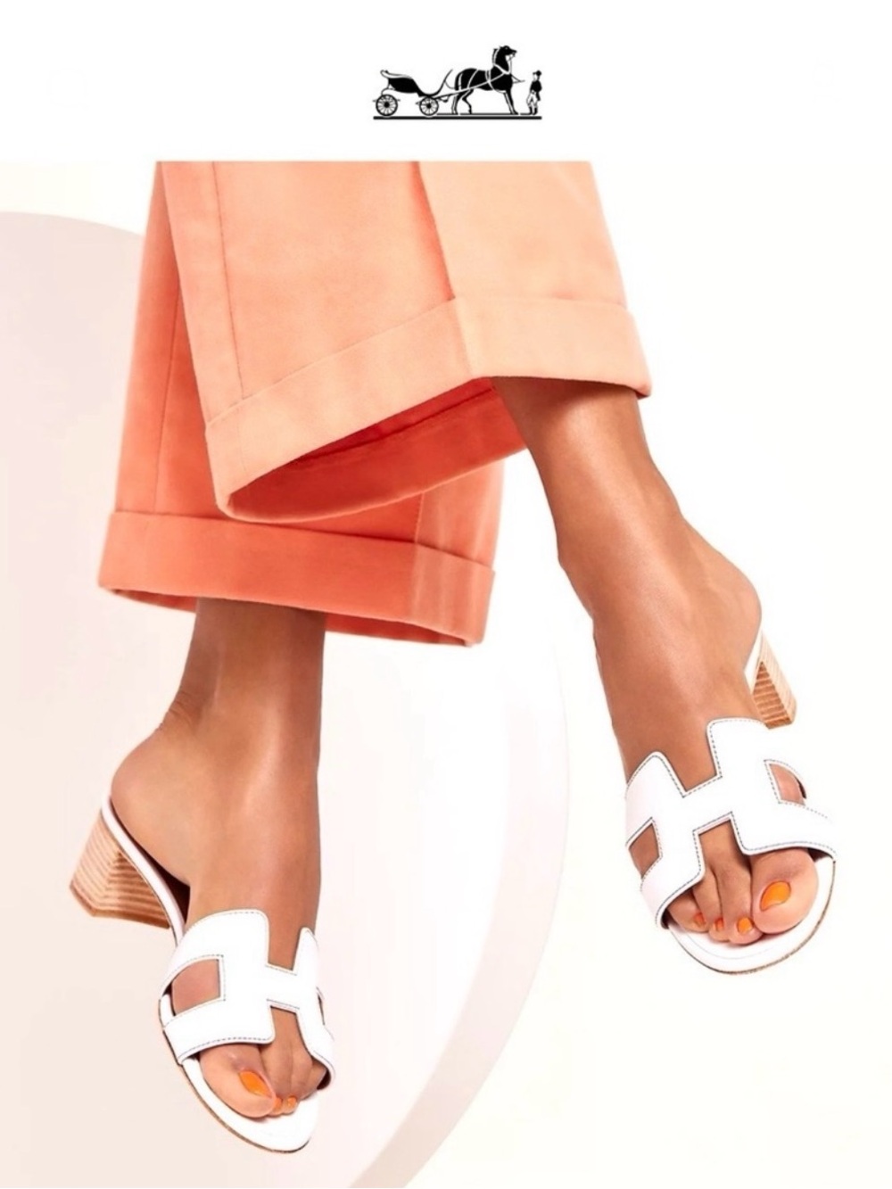 Authentic Hermes Oasis Sandals